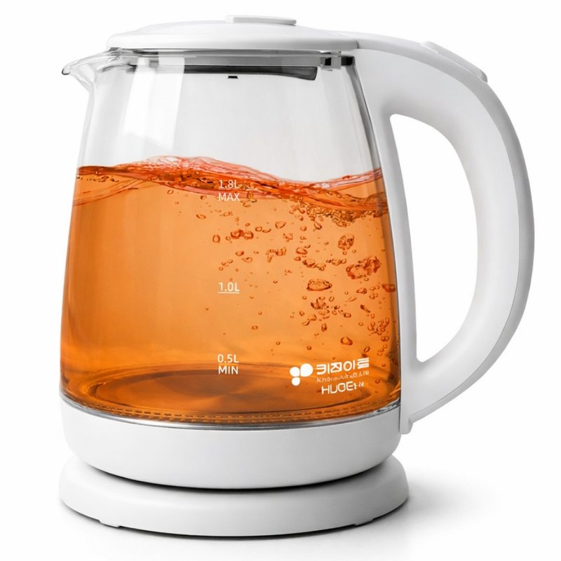 키친아트 허브 전기 유리 포트 1.8L, KK-E17GF